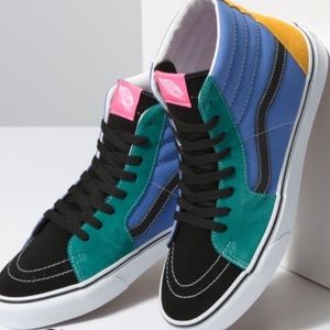 Ⓜ️VANS SK8-HI MIX & MATCH CADMIUM YELLOW TIDEPOOL